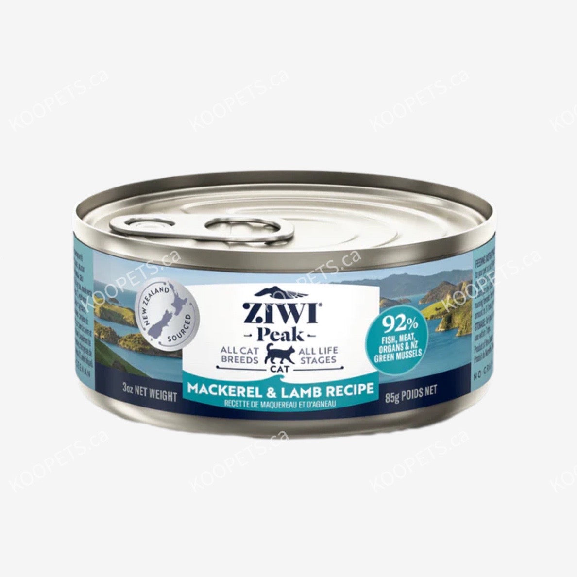 ZIWI | 猫用 - 主食罐头 - 羊肉马鲛鱼配方(85g/小罐)
