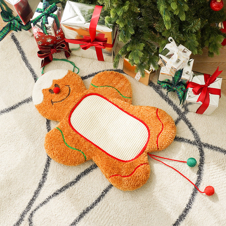 zeze | Cat Scratcher Pad - Gingerbread Man Style