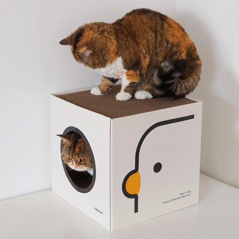 Cat scratcher outlet cube