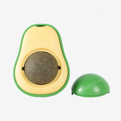 T-Guapi | Natural Catnip/Gall Fruit Toy for Cat - Avocado Shaped