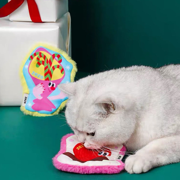zeze | Crinkle Cat Toy - Christmas Style