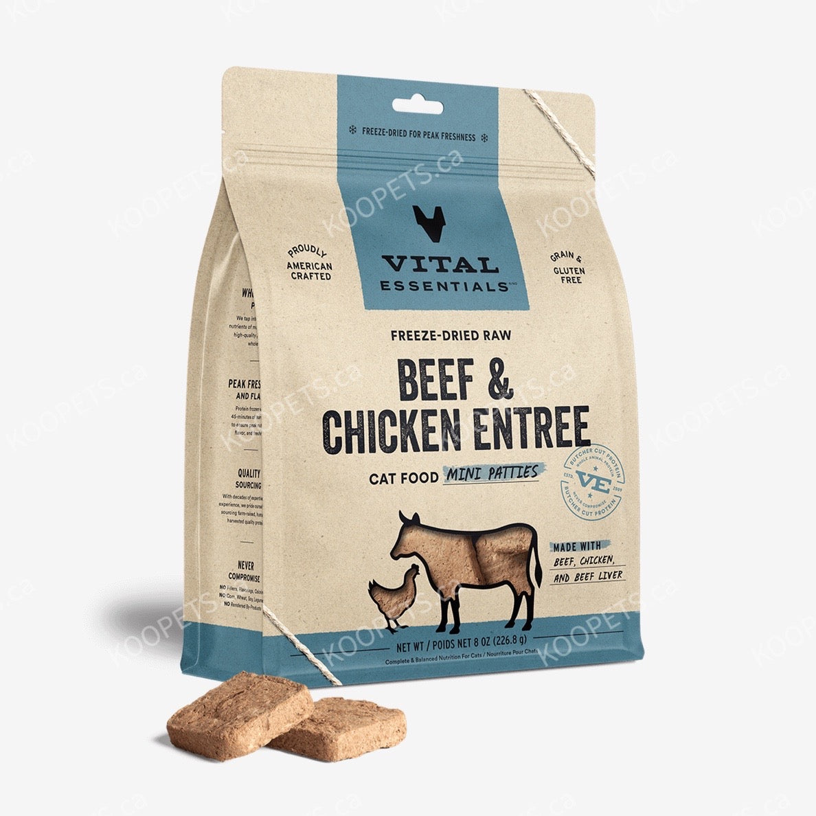 Vital Essentials | 猫用 - 主食冻干肉饼