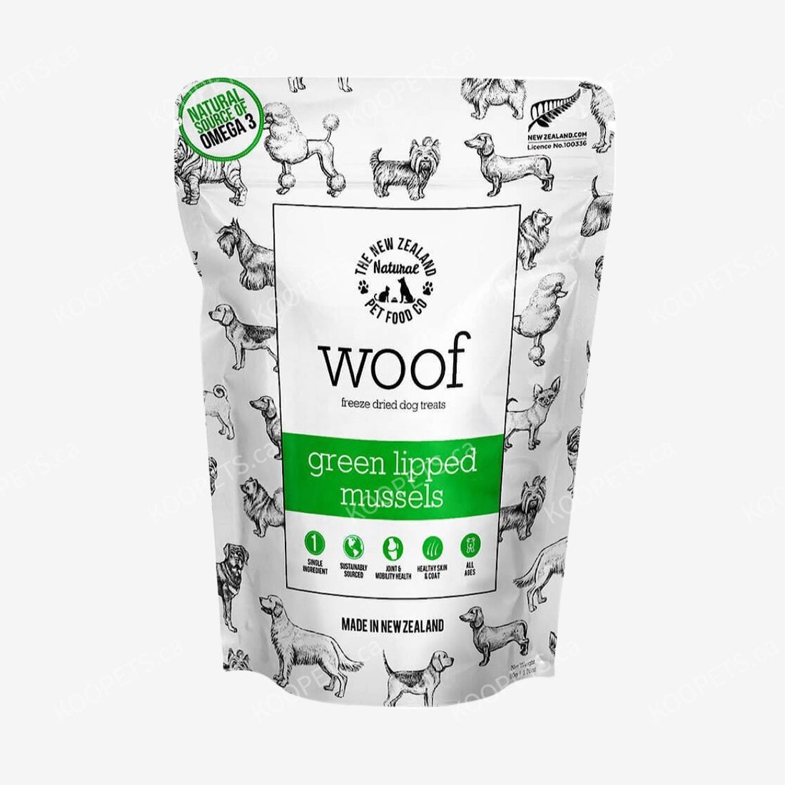 NZ Natural Pet Food Co | WOOF - 犬用 - 零食冻干