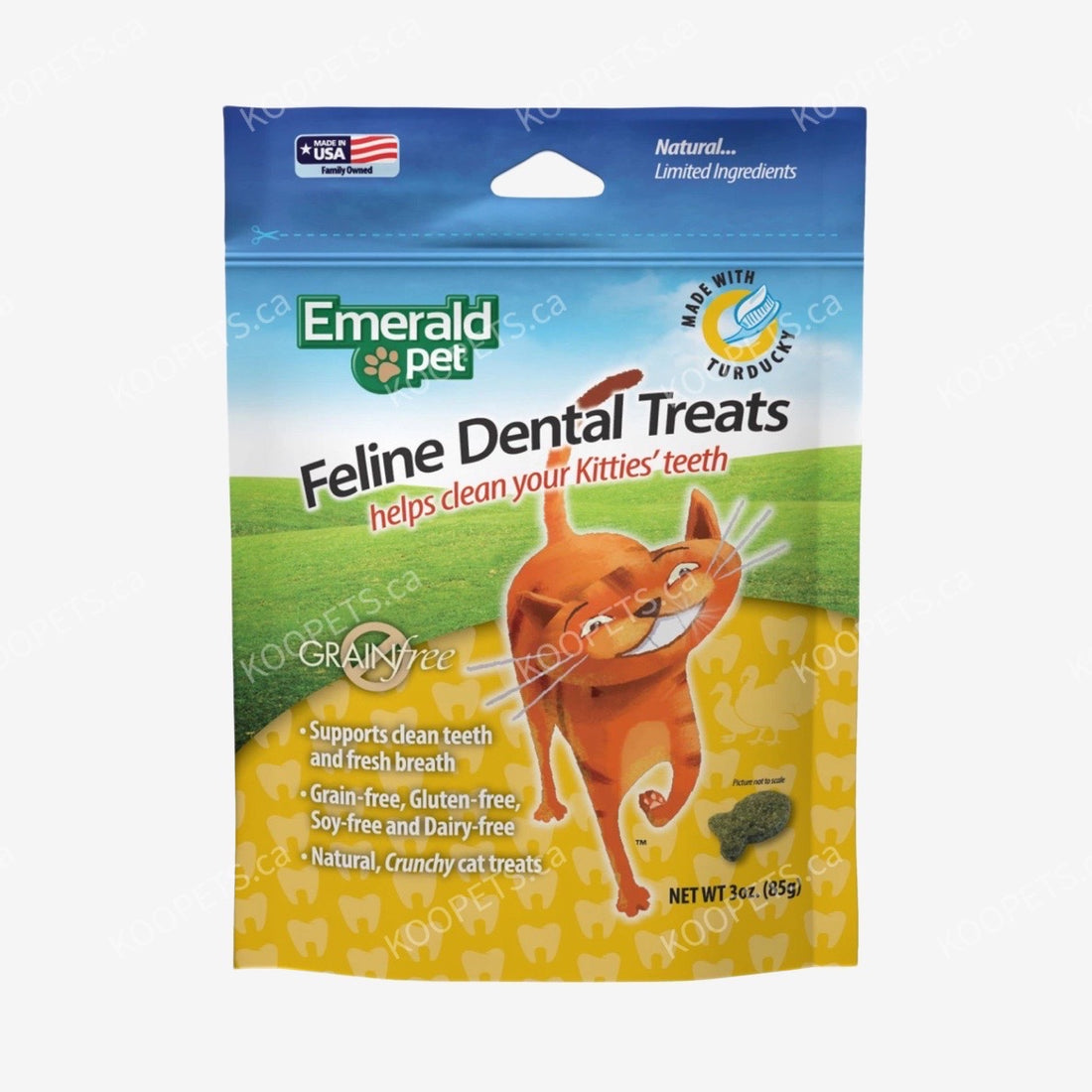 Emerald Pet | Feline Dental Treats - Turducky (BEST BEFORE 2024.01-02)