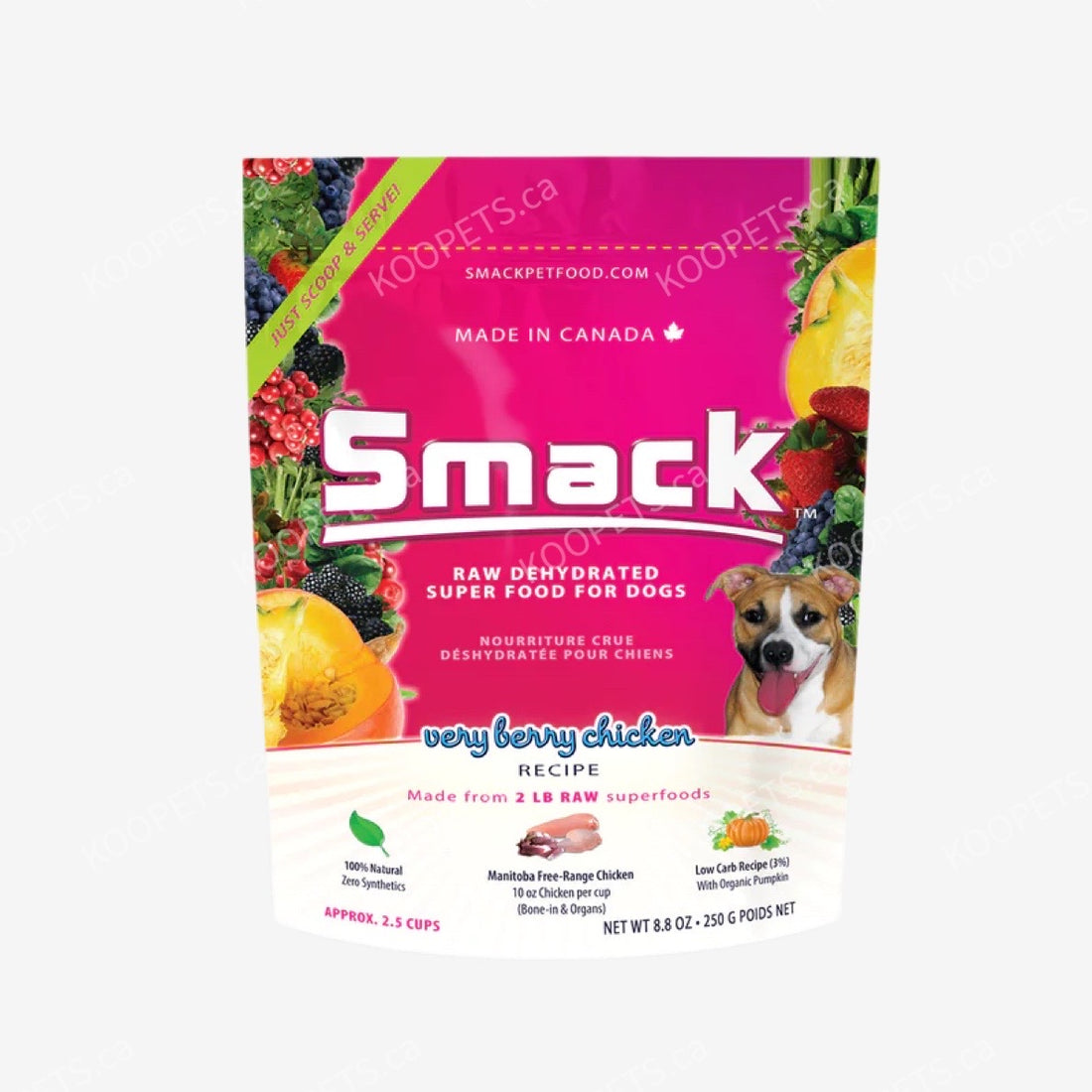 Smack | Raw Dehydrated Super Food for Dogs (BEST BEOFRE 2023.11)