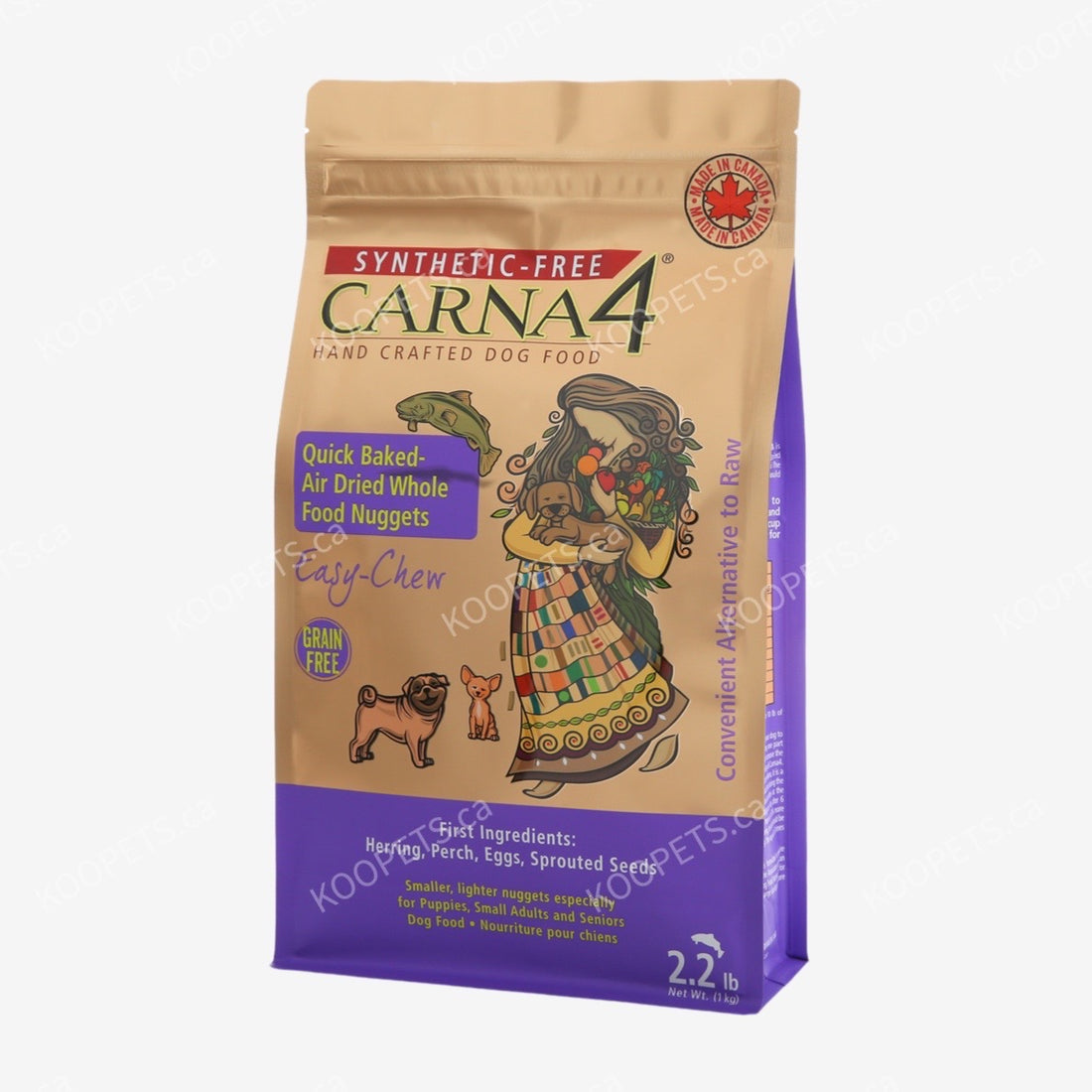 Carna4 | 犬用 - 主食干粮 - 易咀嚼款