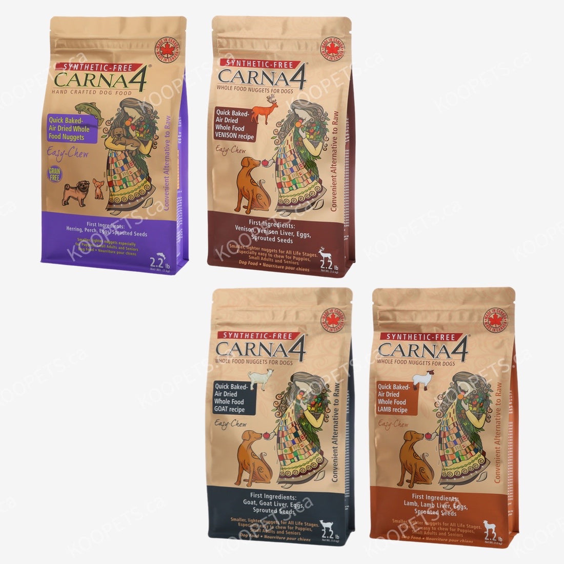 Carna4 | Hand Crafted Dog Dry Food - Easy Chew