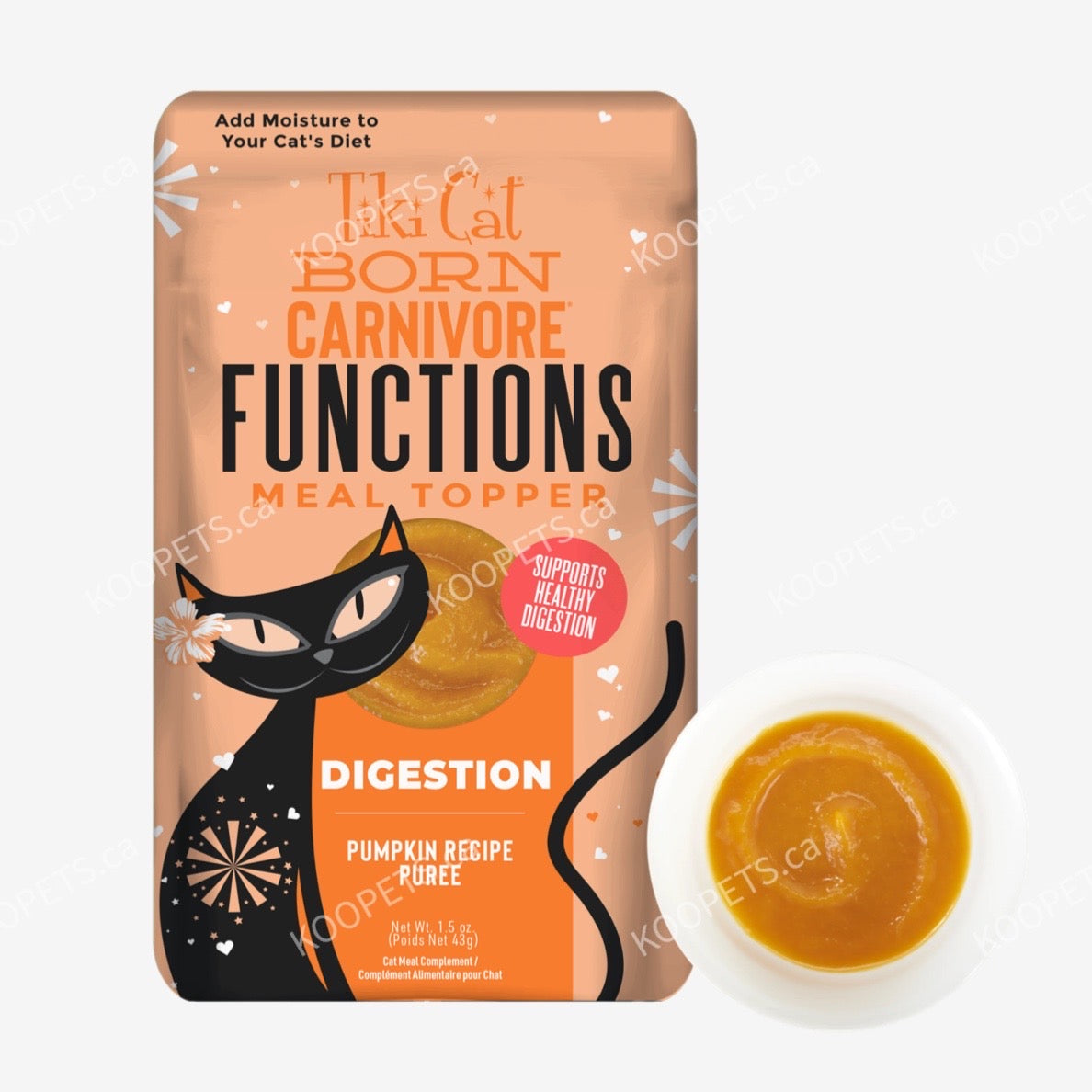 Tiki Cat | Functions Meal Topper - Pumpkin Puree with Wheatgrass